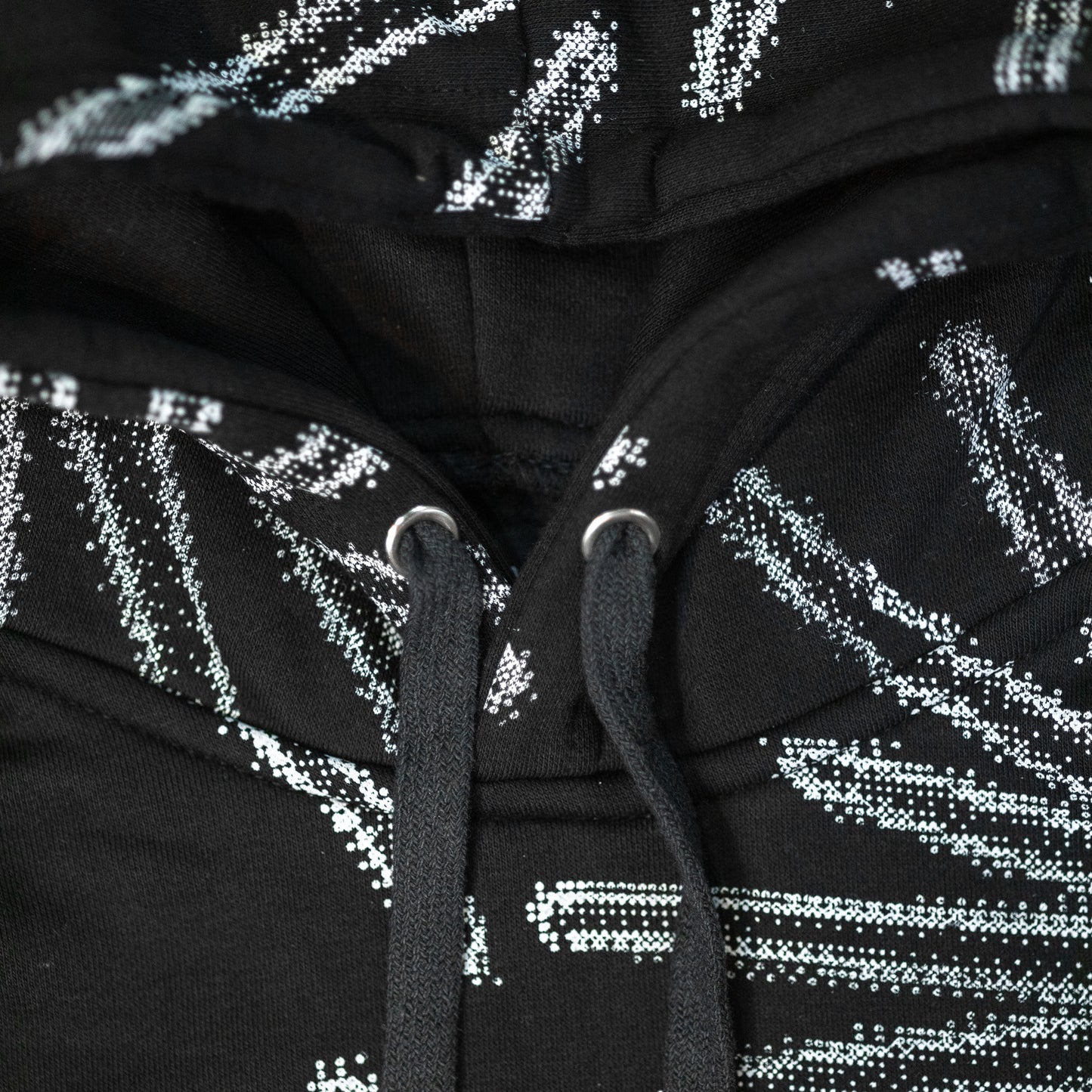 AOP Star Hoodie Black