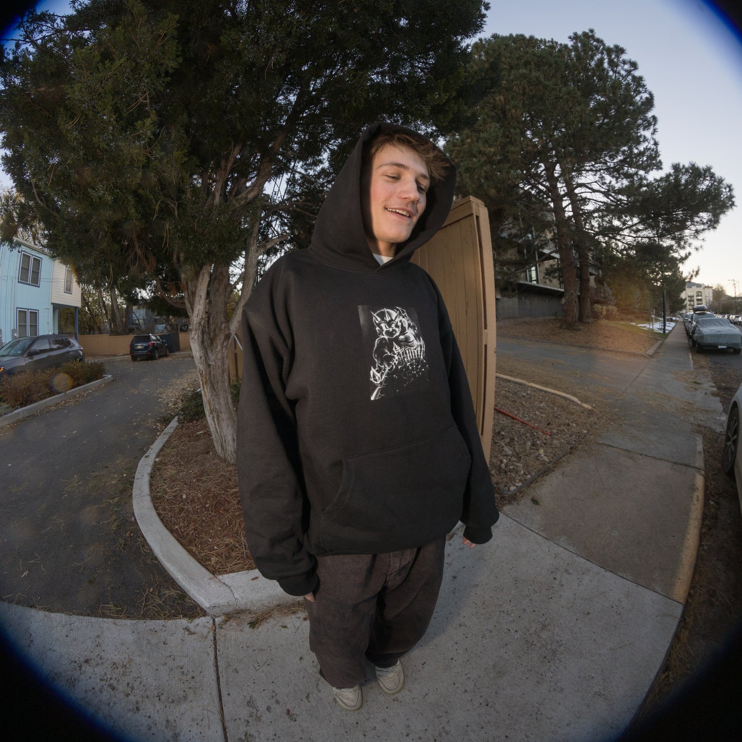 Airbrush Hoodie Black
