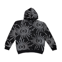 AOP Star Hoodie Black