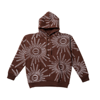 AOP Star Hoodie Brown