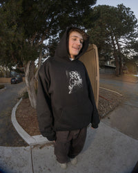 Airbrush Hoodie Black