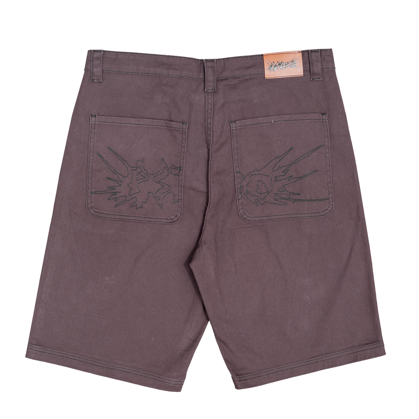 Fat Logo Jorts Brown