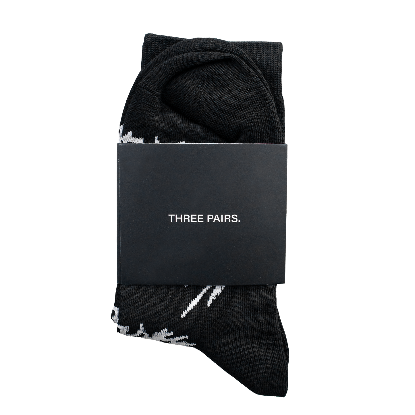 Logo Socks Black 3 pair