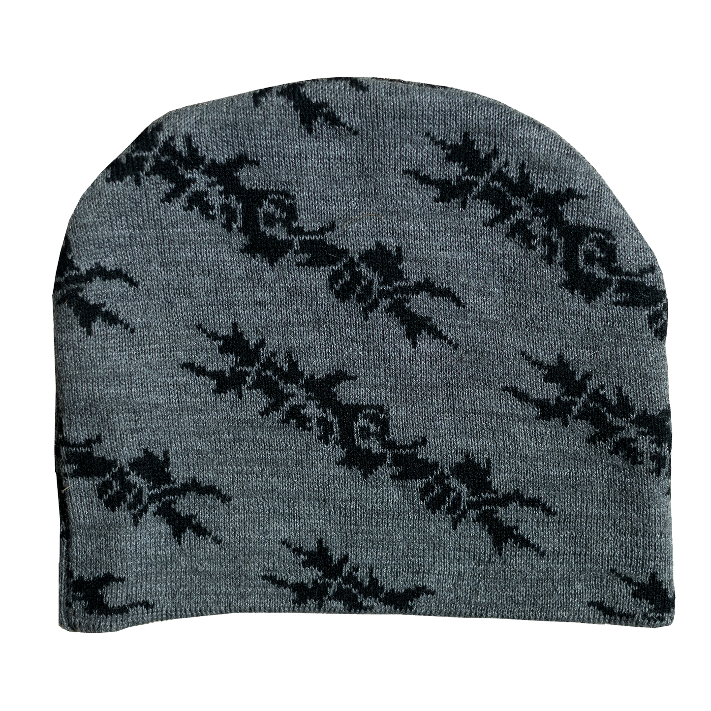 Spiked Skull Cap Grey