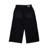 Fat Logo Wide Jeans Black