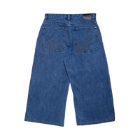 Fat Logo Wide Jeans Blue