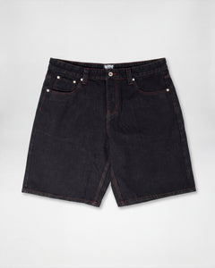 Fat Logo Jorts Black