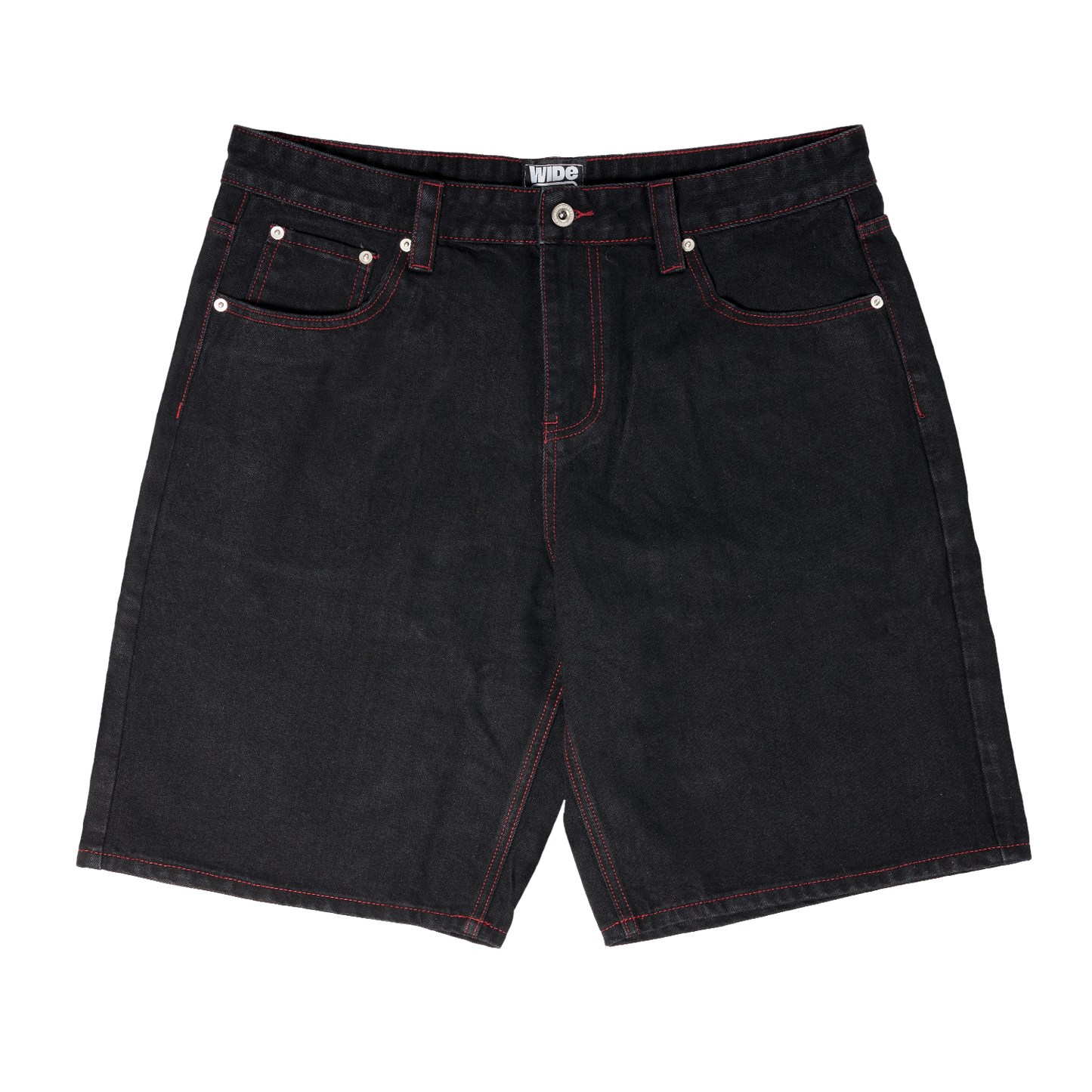 Fat Logo Jorts Black