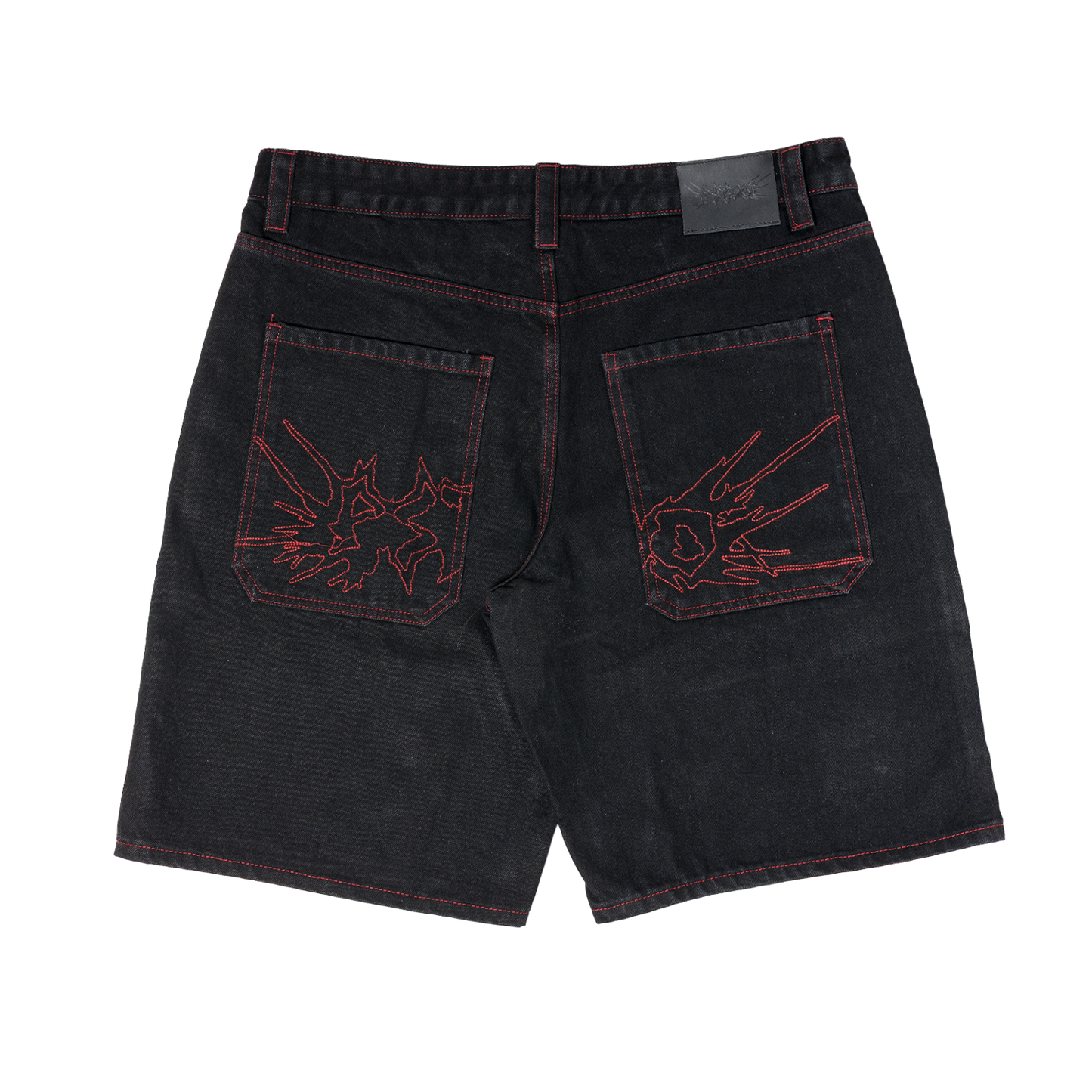 Fat Logo Jorts Black