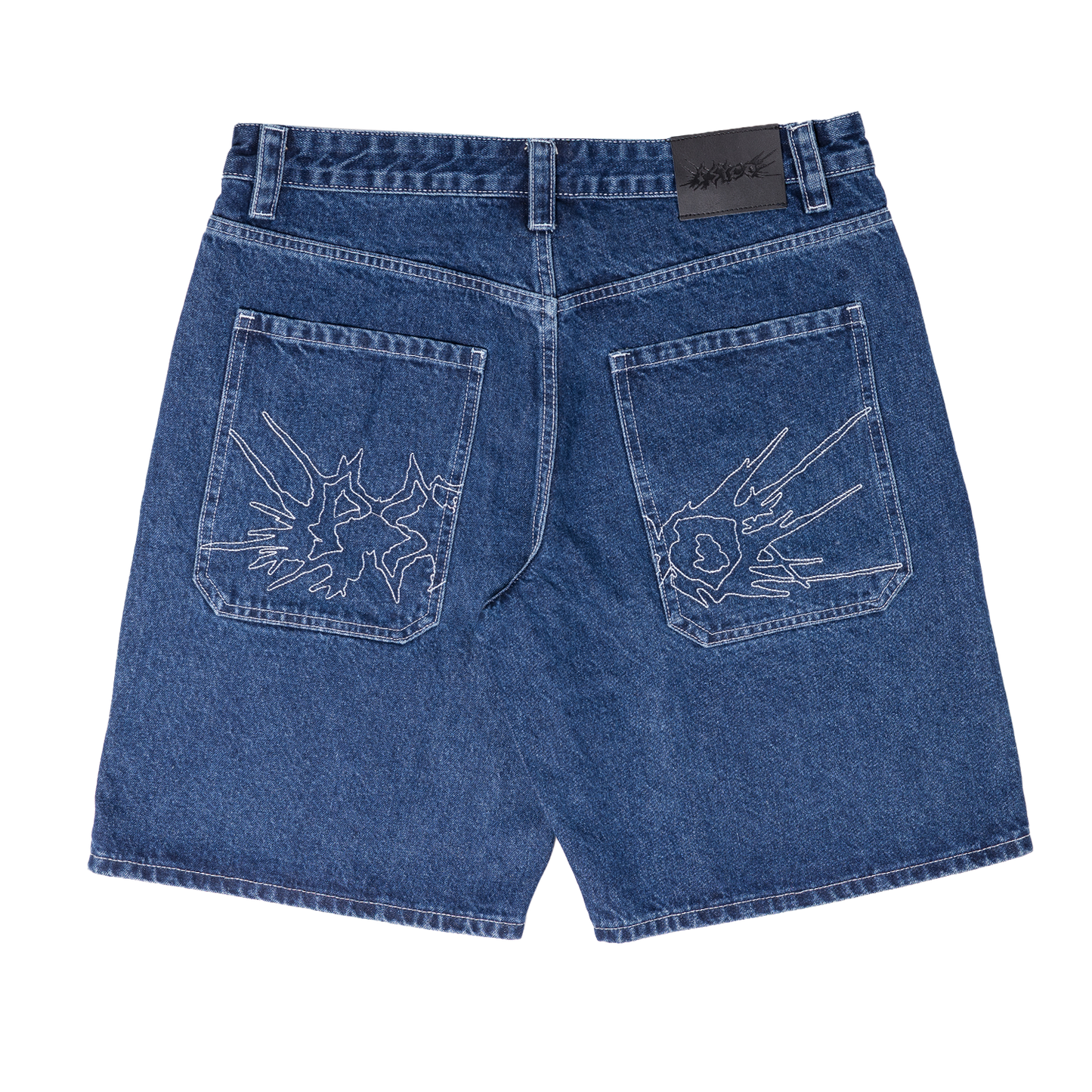 Fat Logo Jorts Blue