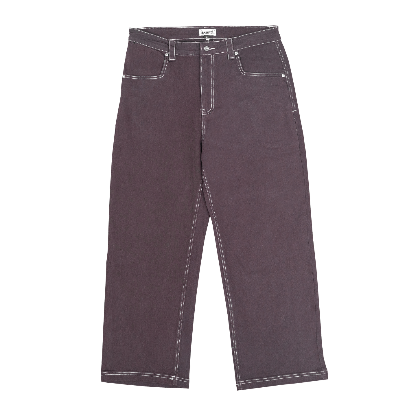 Fat Logo Jeans Brown
