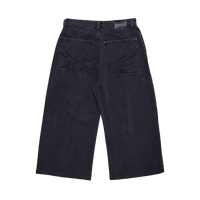 Fat Logo Wide Jeans Grey