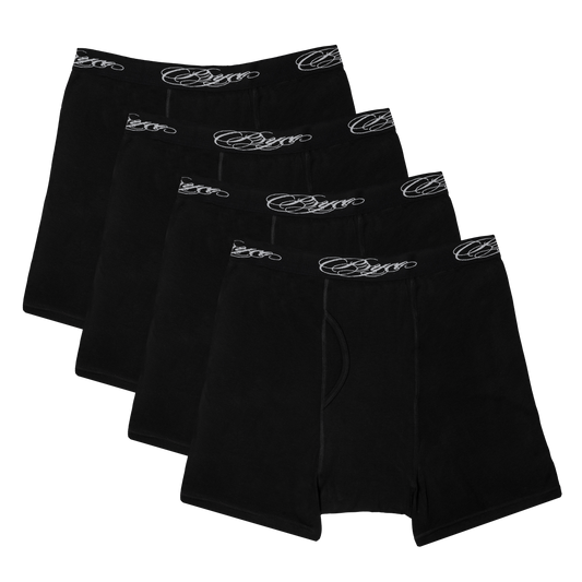 Black Boxers (4-pack)