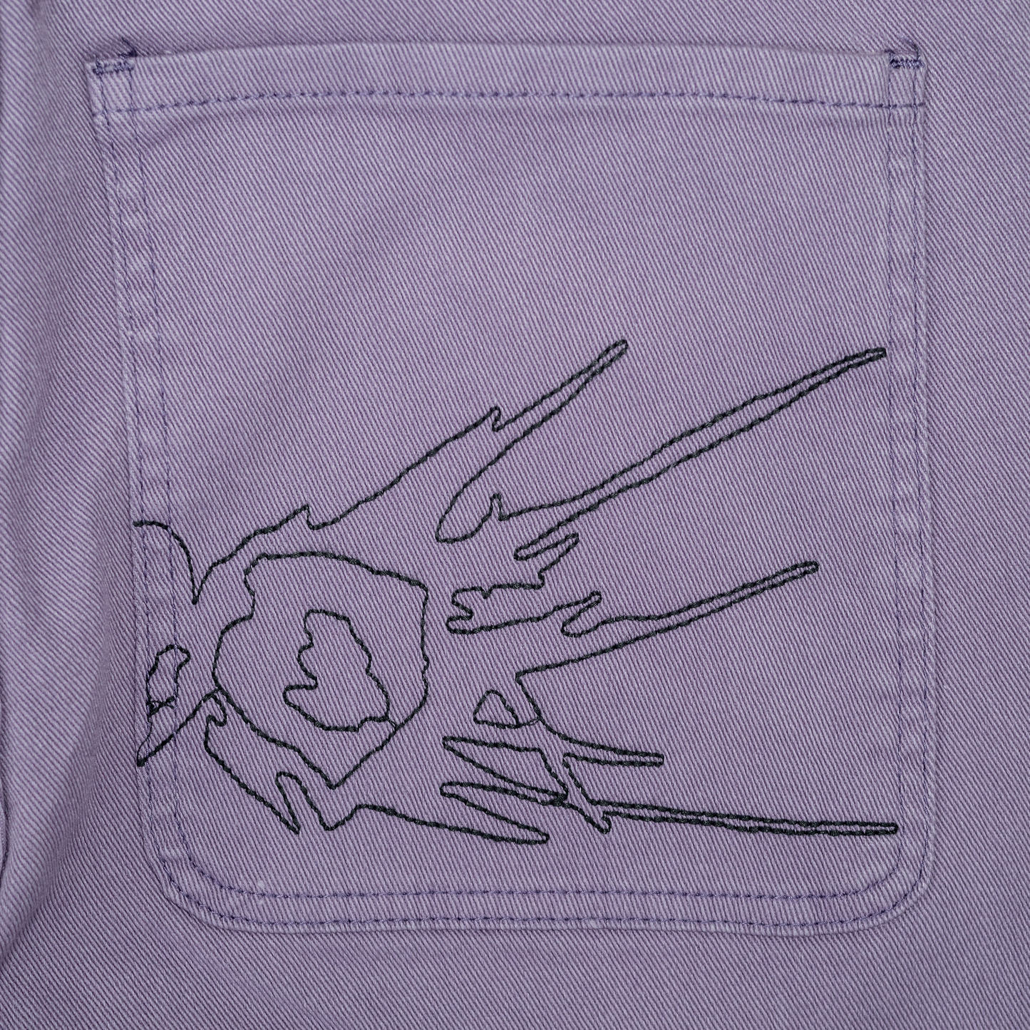 Fat Logo Jeans Purple