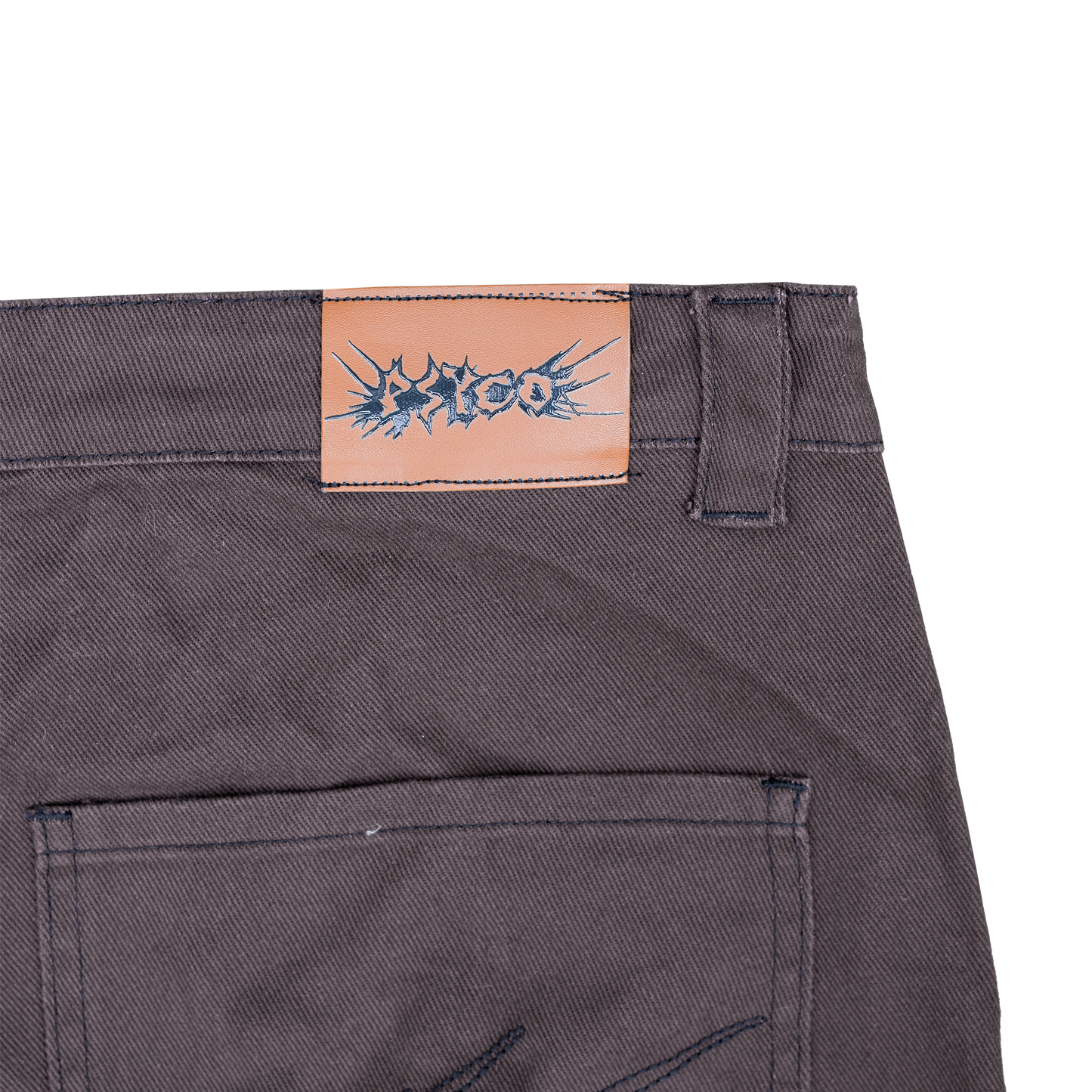 Fat Logo Jorts Brown