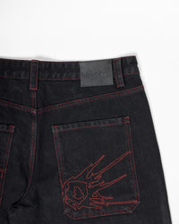 Fat Logo Jorts Black