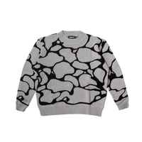 Pebble Knit Sweater Grey