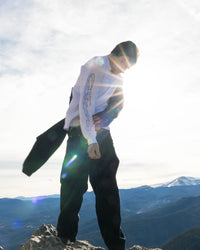 Cursive Thermal Shirt White