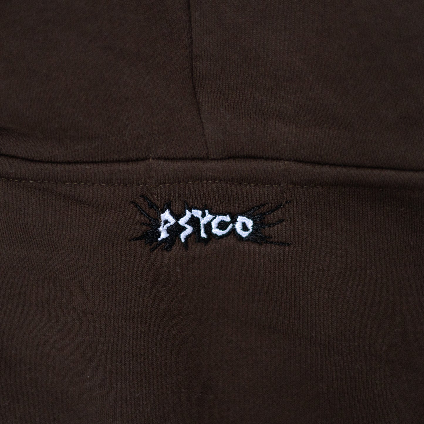 Peace Zip-up Chocolate Brown