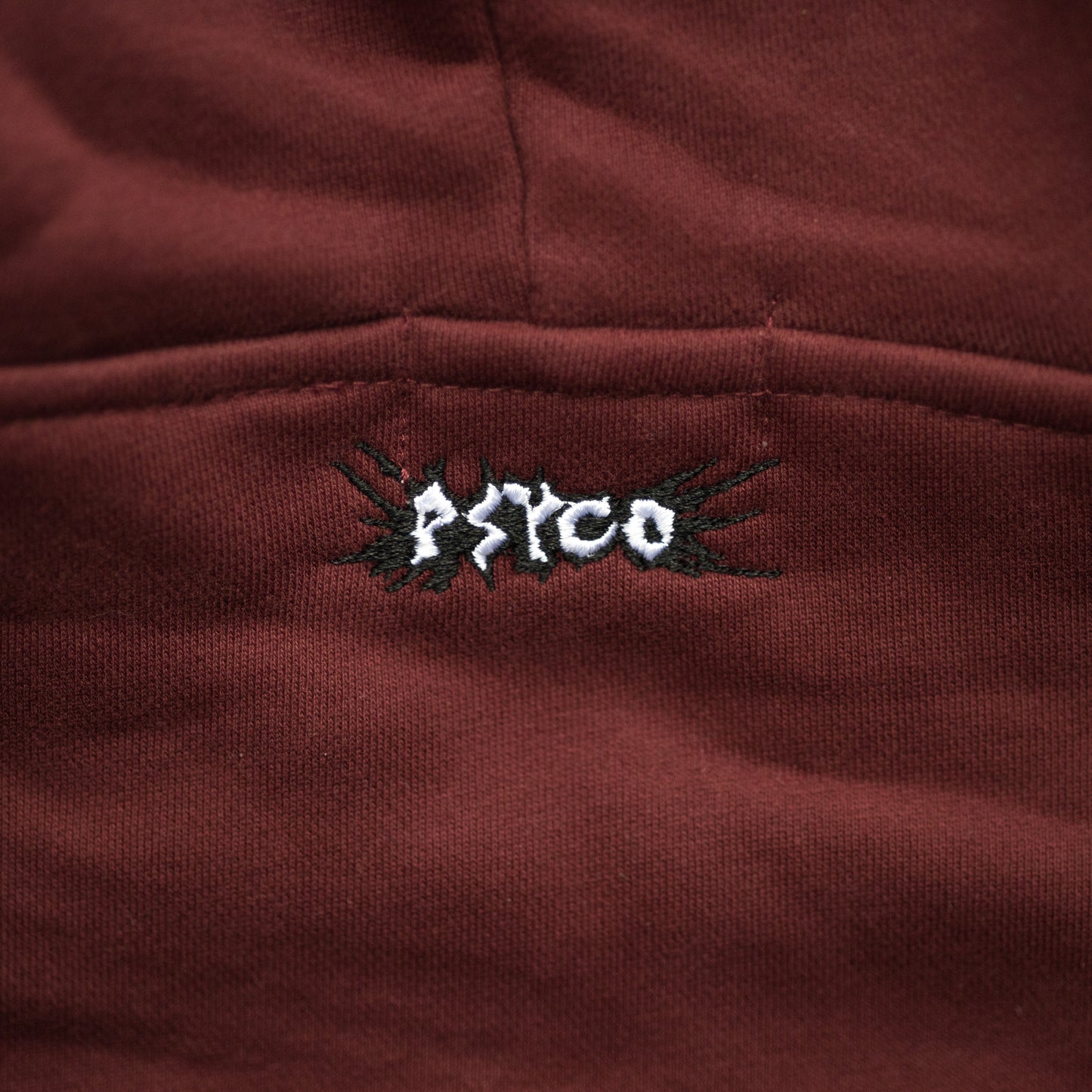 Peace Zip-up Wine Red