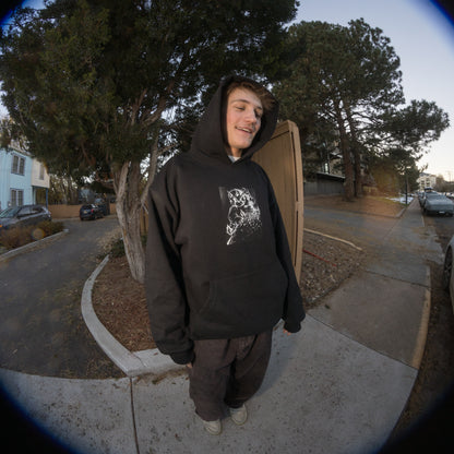 Airbrush Hoodie Black