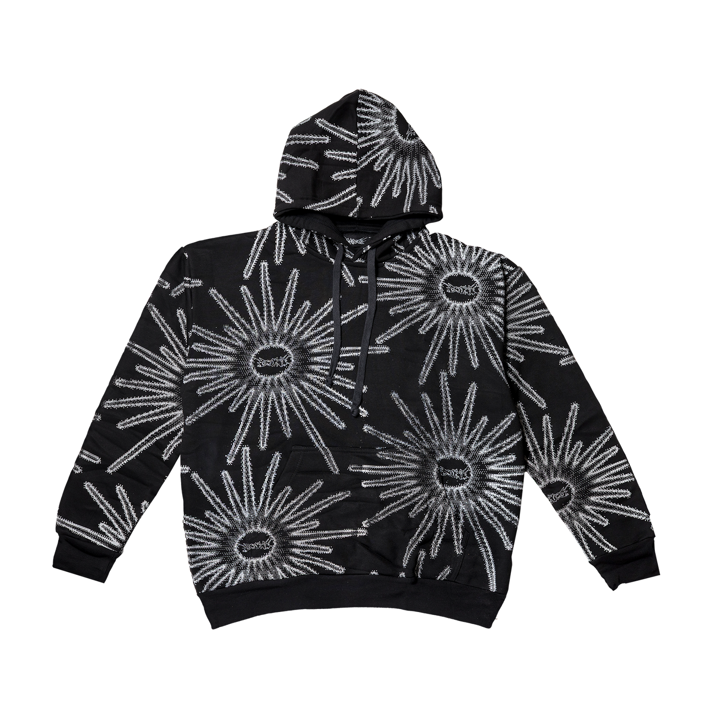 AOP Star Hoodie Black