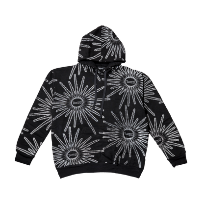 AOP Star Hoodie Black