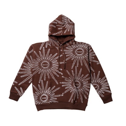 AOP Star Hoodie Brown