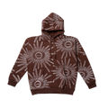 AOP Star Hoodie Brown