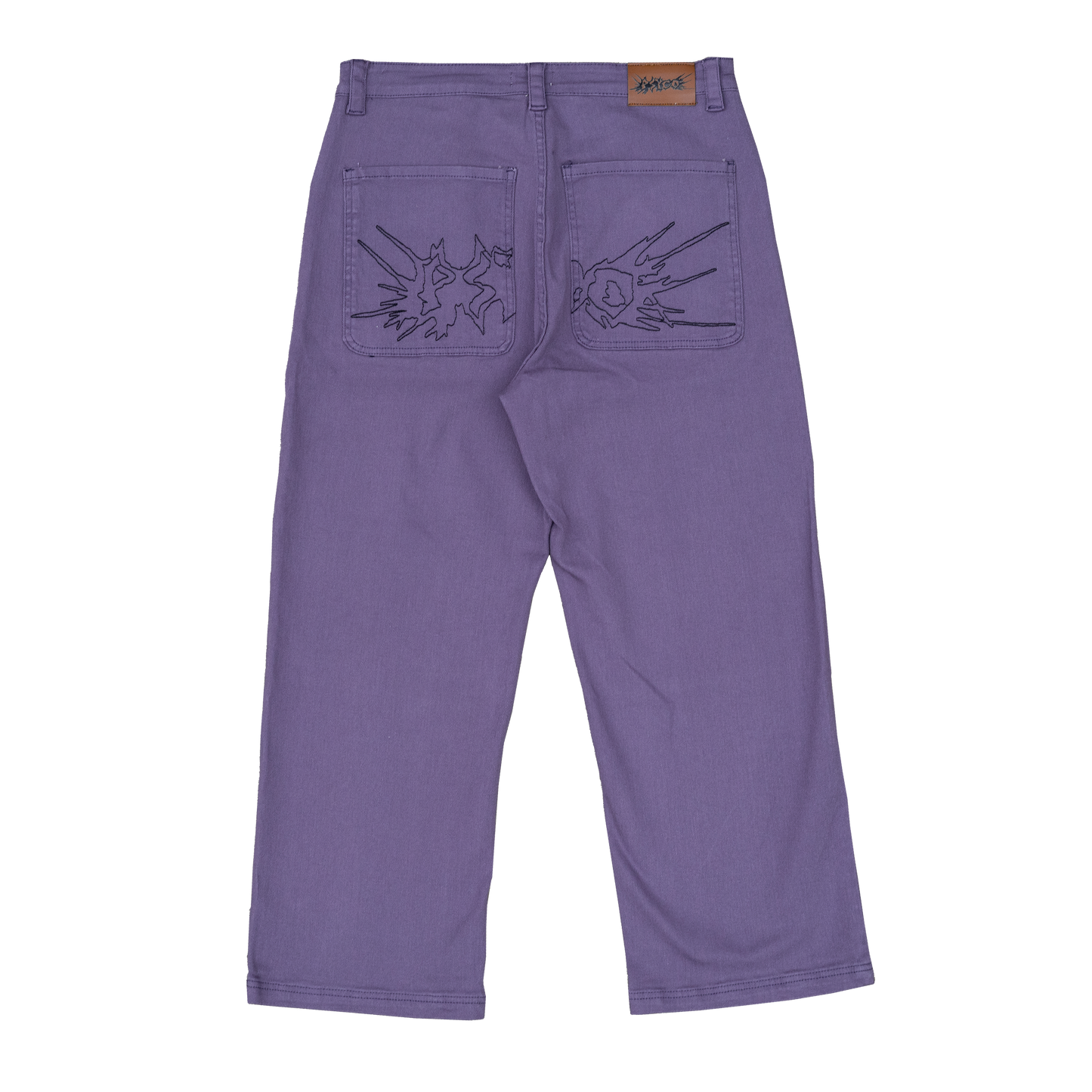 Fat Logo Jeans Purple