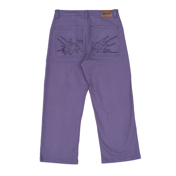 Fat Logo Jeans Purple