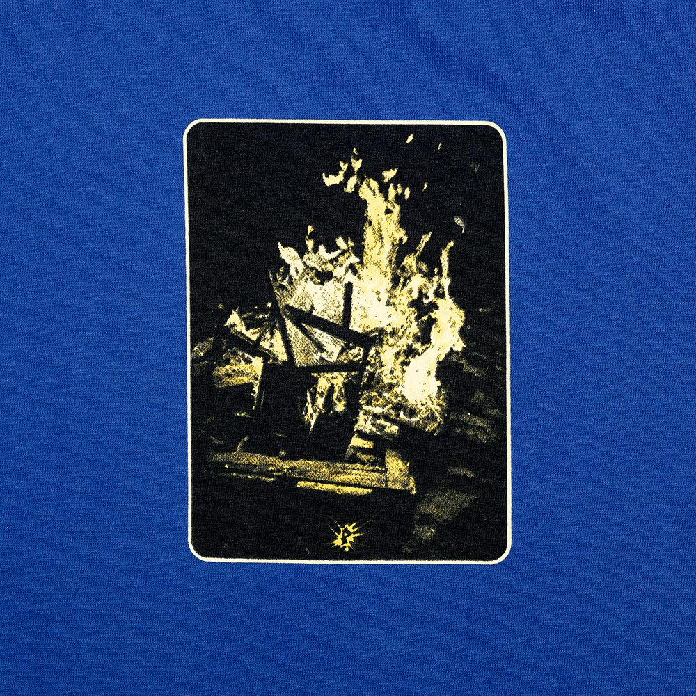 Campfire T-shirt Cobalt Blue