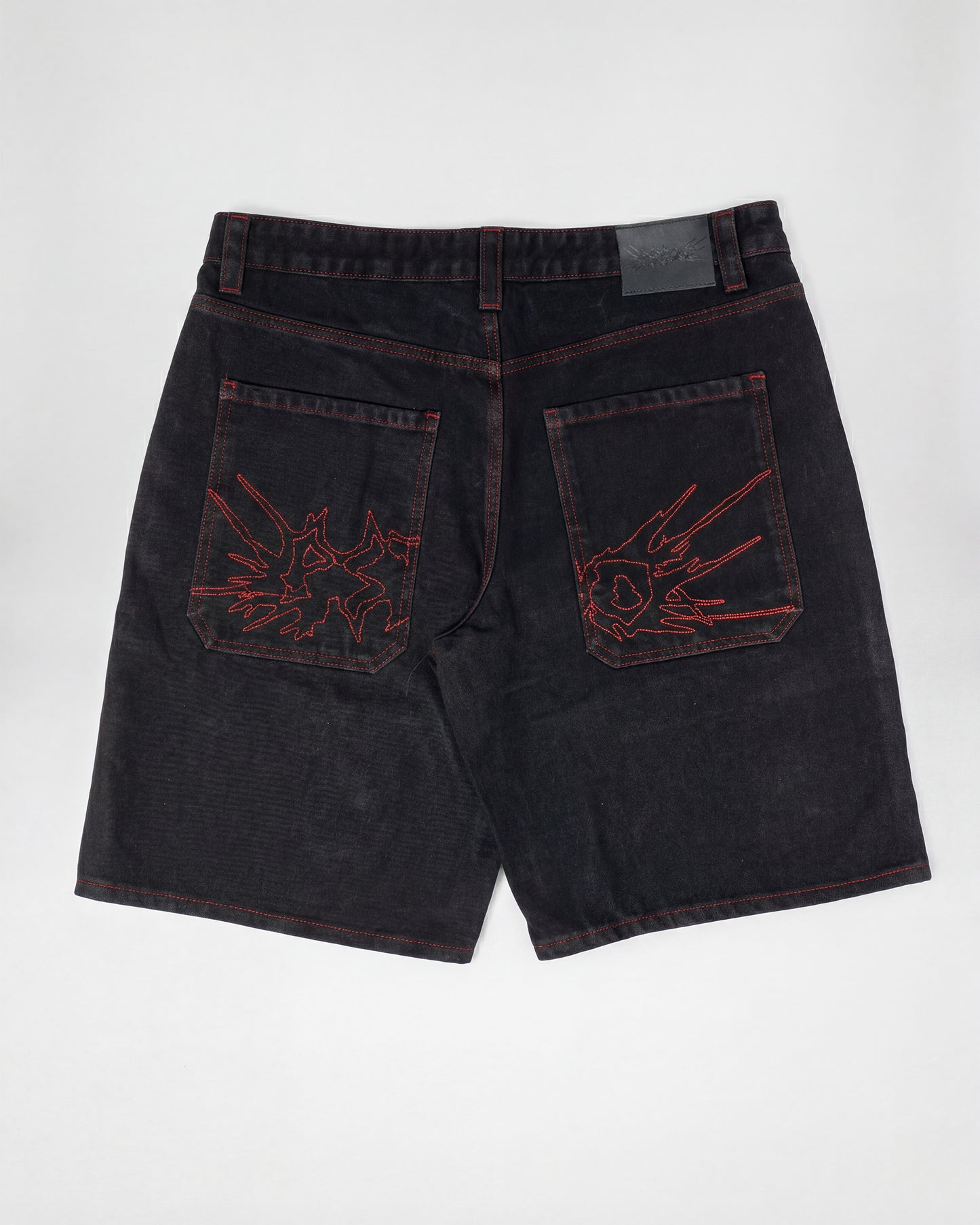 Fat Logo Jorts Black