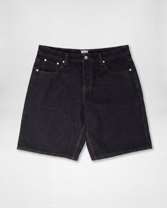 Fat Logo Jorts Black