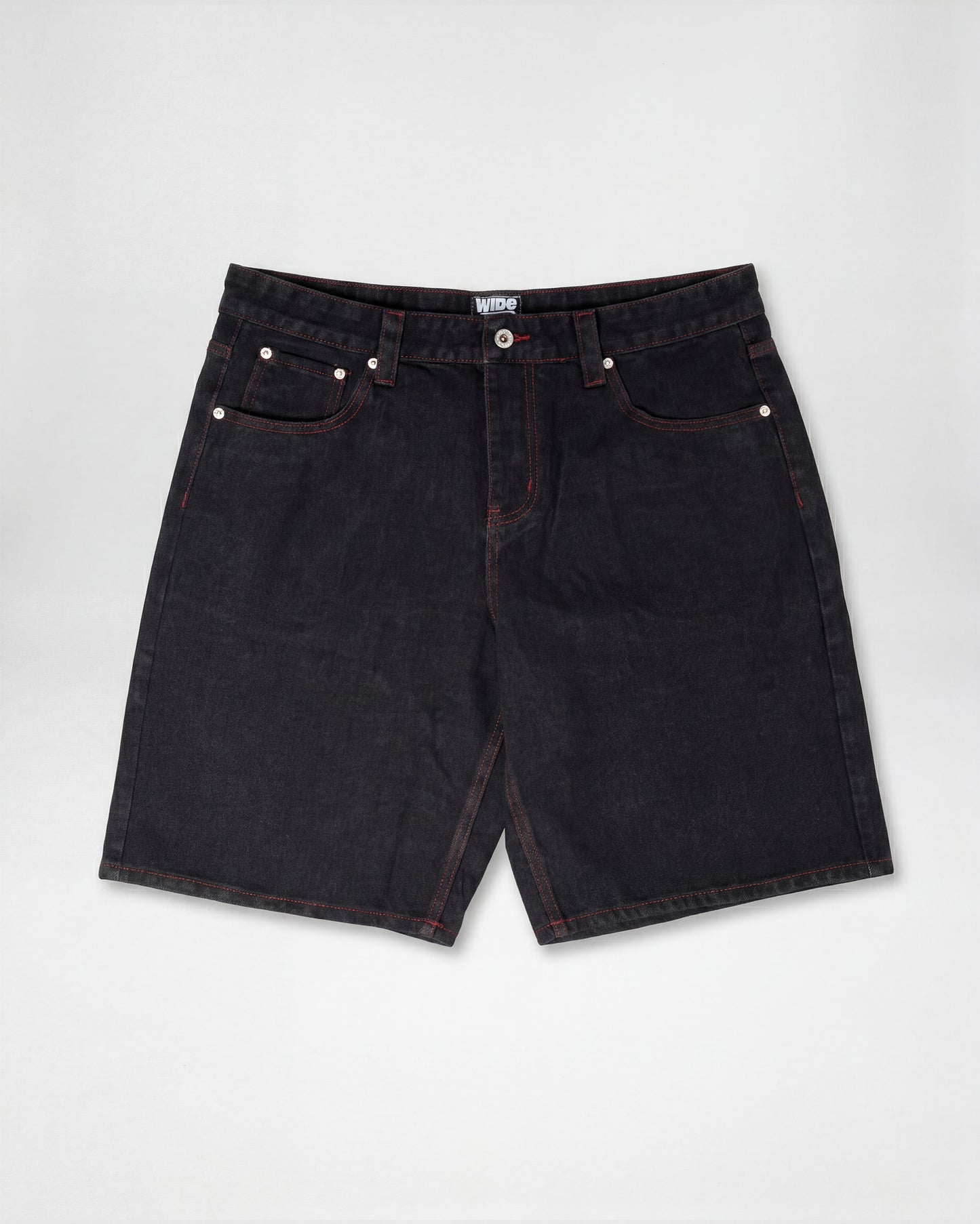 Fat Logo Jorts Black