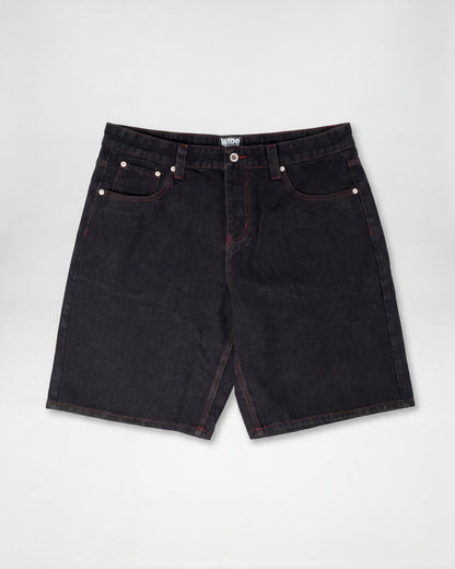 Fat Logo Jorts Black