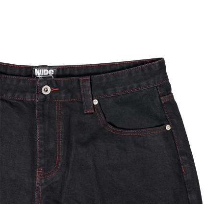 Fat Logo Jorts Black