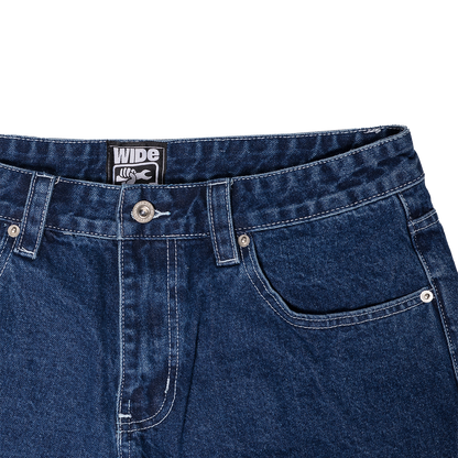 Fat Logo Jorts Blue