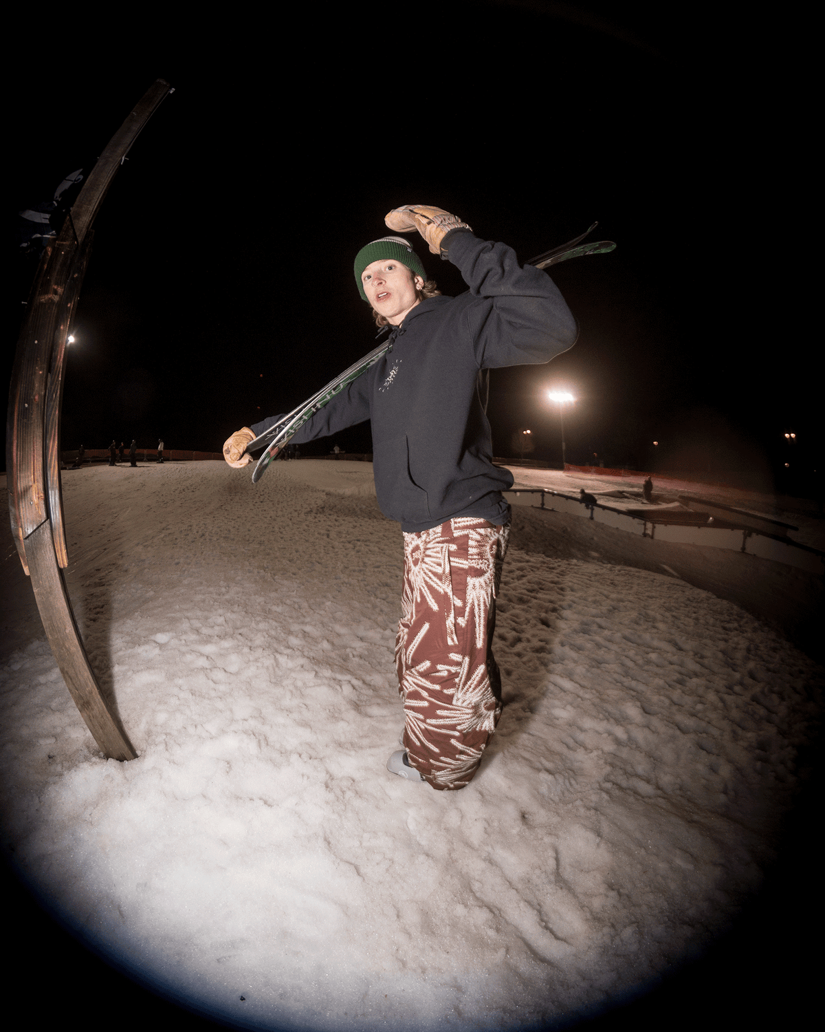 AOP Star Cargo Snow Pants Brown