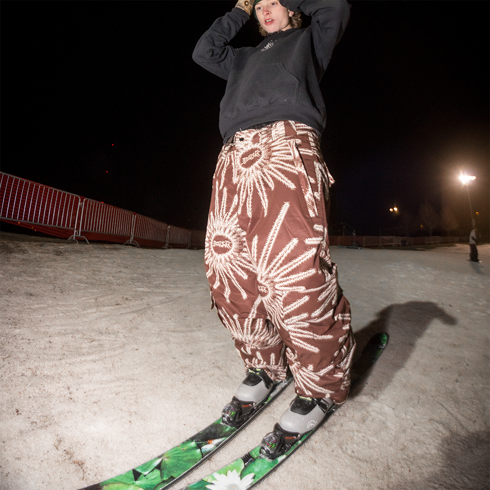 AOP Star Cargo Snow Pants Brown