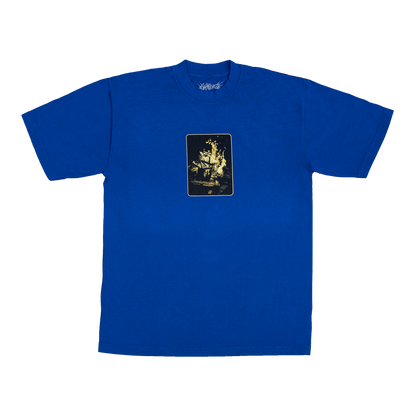 Campfire T-shirt Cobalt Blue