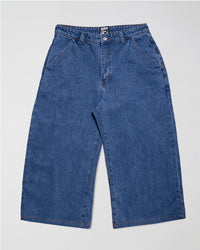 Fat Logo Wide Jeans Blue