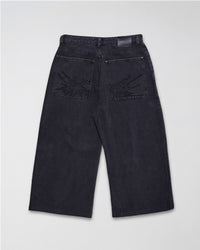Fat Logo Wide Jeans Grey
