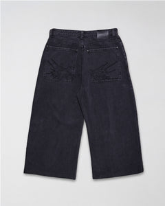 Fat Logo Wide Jeans Grey