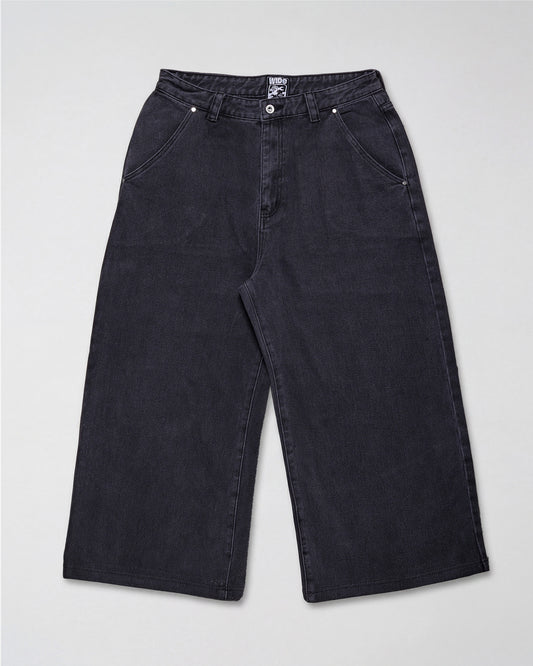 Fat Logo Wide Jeans Grey