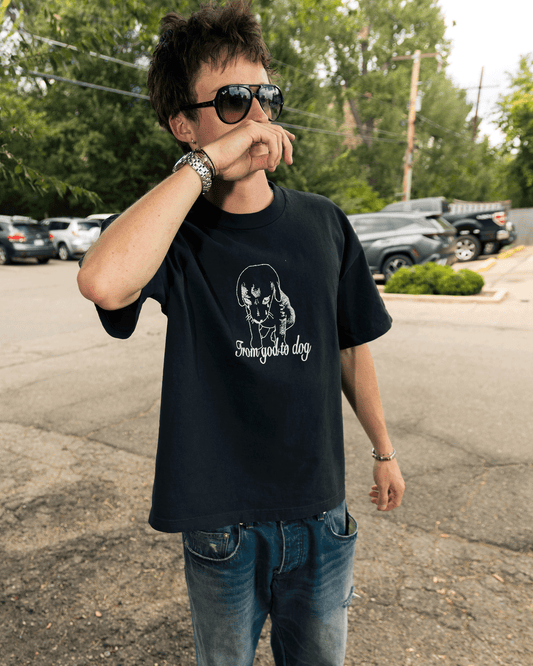 From God to Dog T-Shirt Black