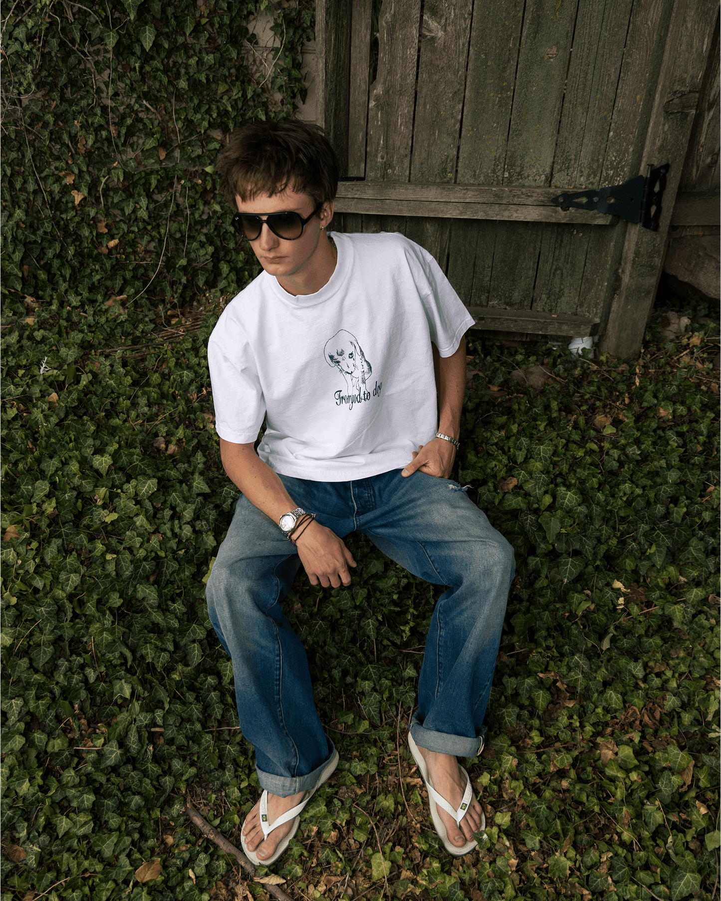 From God to Dog T-Shirt White