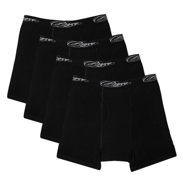 Black Boxers (4-pack)
