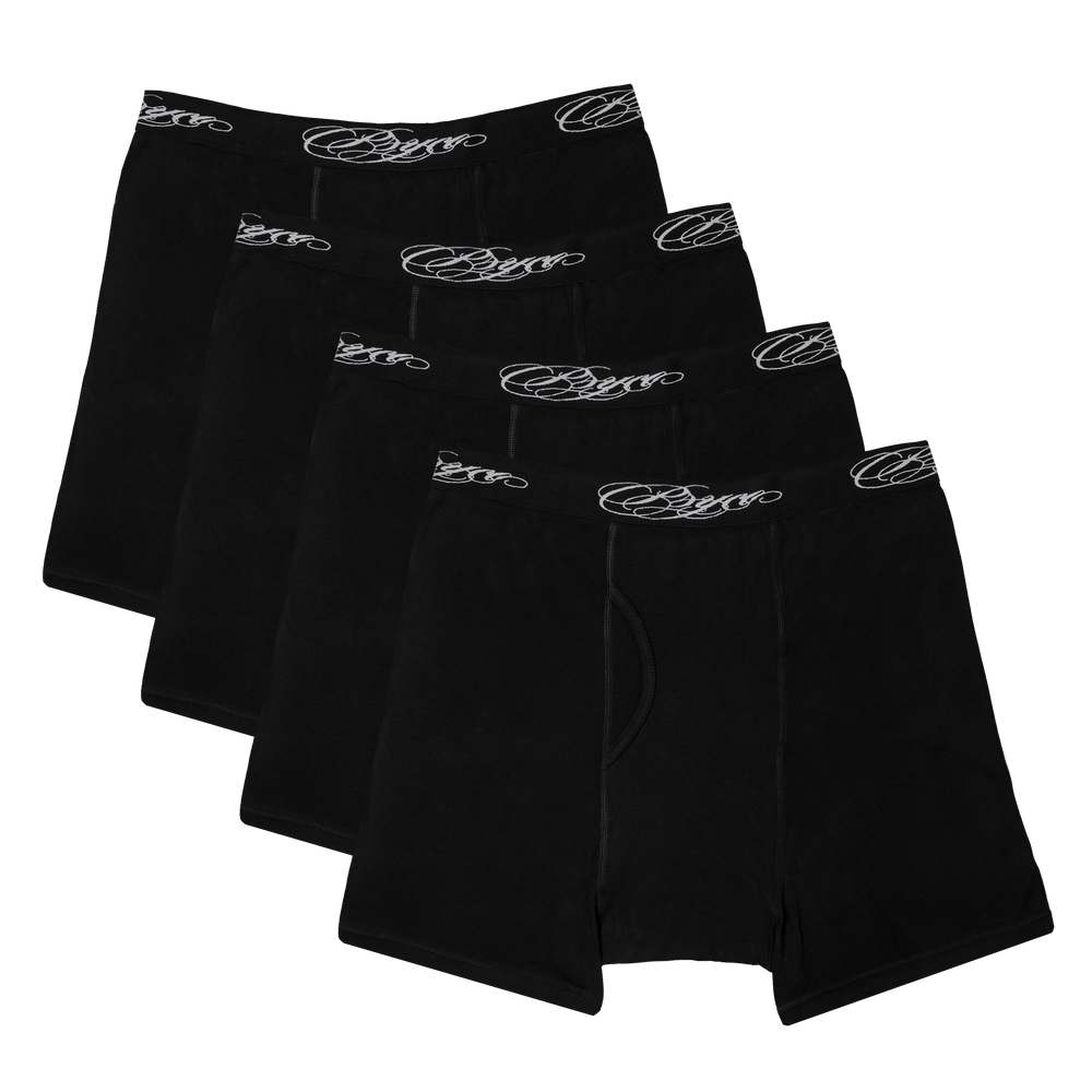 Black Boxers (4-pack) (larger)