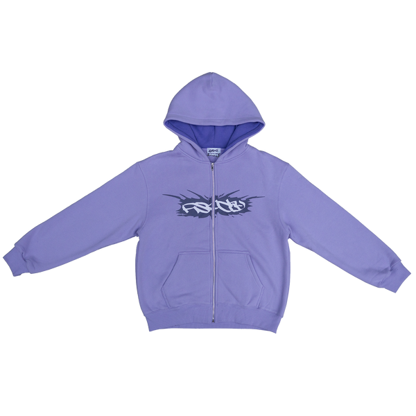 Peace Zip-up Lylac Purple